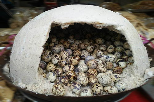 摆摊店铺商用大盆盐焗鹌鹑蛋制作技术